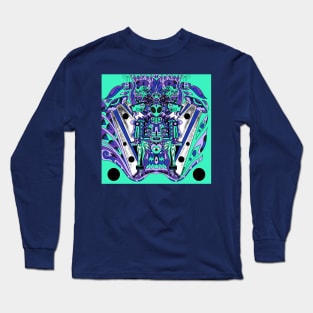 mictlan alien commander ecopop Long Sleeve T-Shirt